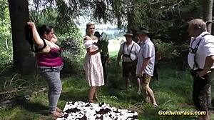 I banged german fat chicks in an extreme nature orgy