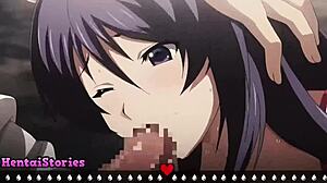 Mika gives first blowjob with facial