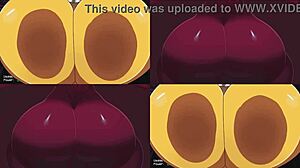 I love foxy's big ass and chica's huge boobs in this hentai sex.