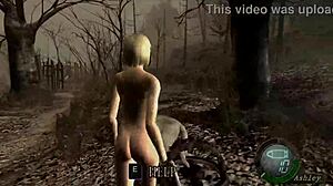 I explore ashley's nude body in resident evil 4 classico gameplay.