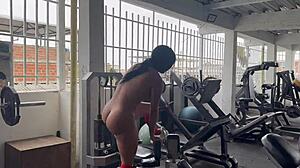 Naked Exercise With Trans Girl May Hernandez!