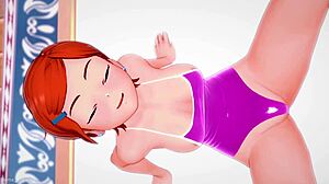 gwen turns into a fun character in this adult parody anime