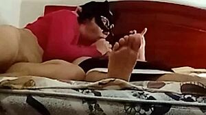 Man, a quickie with my madrastra, she gimme a great blow and rides me til I bust!