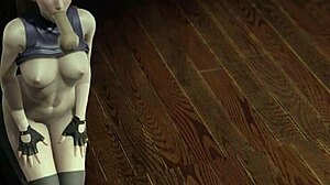 Jessie, the expert cocksucker, moans loud in wild 3D face fucking.