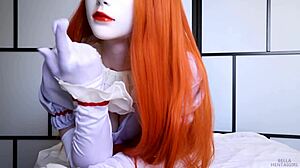 Pennywise gets a rough roleplay in anime hentai with Bella Hentaigirl.