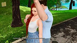 Ripples 34 With Fat Big Tits And Clothes Ripped In 3D Anime Game
