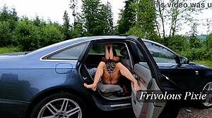 mommy housewife gets rough assfucking quickie in public, squirting and screaming orgasms