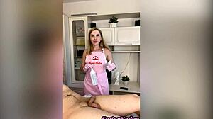 Sugarnadya Waxes Client's Penis and Anus Smooth