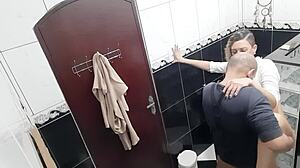 He Paid to Film Lesbian Sucking and Fucking in Bar's Bathroom.