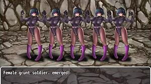 A hero defeats super villains to save the city in villainess quest part 1 with cosplay and femdom elements