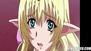 Fiesty Hentai Princess Becomes Lactating Cum Bucket in Uncensored Scene