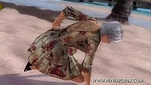 ecchi fan service d or alive 5 ultimate sexy ecchi christie dress