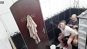 He Paid to Film Lesbian Sucking and Fucking in Bar's Bathroom.