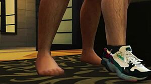 Is Chris Evans getting fucked by a stranger with a big cock in Sims 4?