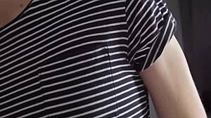 Punishing horny stepson for internet fooling around