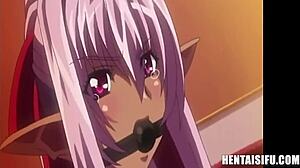 Fiesty Hentai Princess Becomes Lactating Cum Bucket in Uncensored Scene