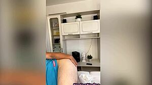 Sugarnadya Waxes Client's Penis and Anus Smooth