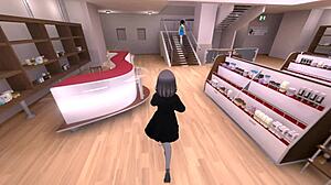 Wow! Anime Girl Masturbates Outdoors In Naked Coat!