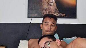 Branquelinho Feels Intense Pain from Thick Black Cock in Tight Hole. It Hurts So Good!