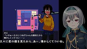 kunugi-chan's life crashes with machine translated subtitles played by silent v ghost in garage.