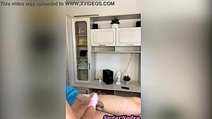 Sugarnadya Waxes Client's Penis and Anus Smooth