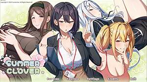 Summer Clover Caught Half Naked With Huge Boner In Harem Hentai Ep 8