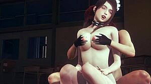 hentai uncensored having sex with classmate in maid costume japanese asian