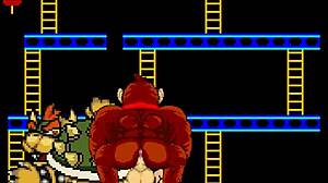 m u g e nr-18 deux - bowser koopa & donkey kong vs mario