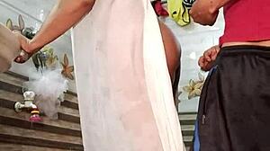 Cute college couple has homemade sex with rich asian model bent over