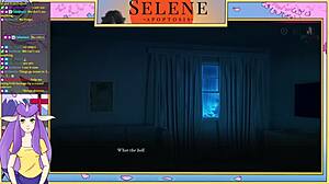 Selene reaches orgasm in this sexy monster game part.