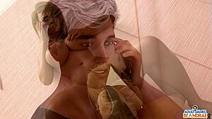 Ella Gets Licked While on Phone Sex with Monster Cock in Seduction Ep4