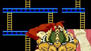 m u g e nr-18 deux - bowser koopa & donkey kong vs mario