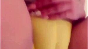 twerking with black ebony group in stockings, fat ass, and big boobs masturbation.