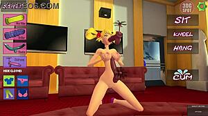 Naughty Blonde Enjoys Double Penetration with Dildos!