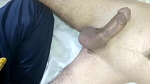 Muslim sister teases big dick with risky shaving and horny pussy rubbing.