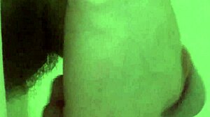 Redhead amateur toys her ass solo, masturbating with anal toys until she cums passionately.