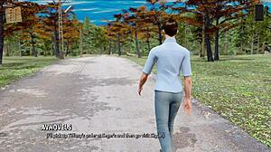 Ripples 36 showcases clothes ripped in 3d cartoon anime hentai game.