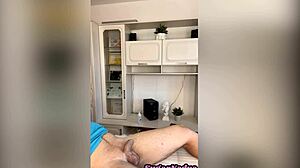 Sugarnadya Waxes Client's Penis and Anus Smooth