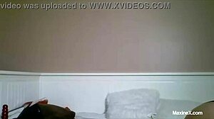 brunette maxine x enjoys deep toy play in boots