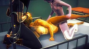 Hey, wanna see Mew the Cat and Gepard in kinky furry hentai sex from Japanese anime?