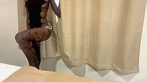 Slim Melanin Teen Fucked Till Cum on Ass!