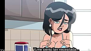 Mother in law catches me masturbating my big cock!