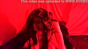 Mr gingerbread inserts nipple into dick hole before anal fucking dirty milf