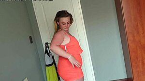 Fat Girl Plays Dress Up With Different Dresses