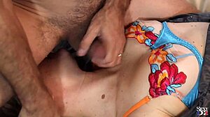 french amateur in satin lingerie thong bra garter belt stockings heels rimming blowjob pussy fucking doggystyle closeup pov 😏