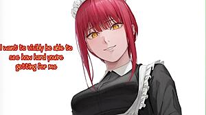 Makina Teases and Edges in Femdom Bondage Game