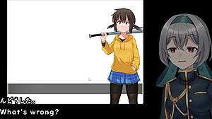 kunugi-chan's life crashes with machine translated subtitles played by silent v ghost in garage.