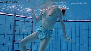 Anna Netrebko Underwater In Bikini Pool Scene