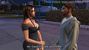 big tits student fucked by teacher, creampie in pussy