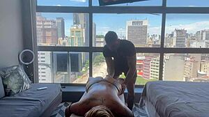 Relaxing And Cumming On Masseur's Cock With Orgasm